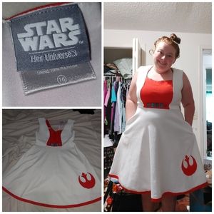 Size 16 Her Universe Star Wars BB8 Dress